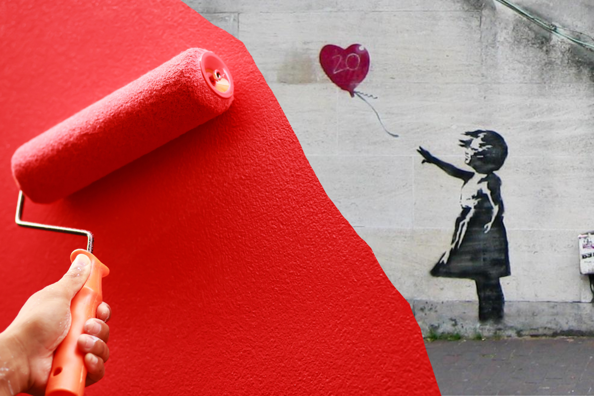Hackett’s own Banksy removed by local government image