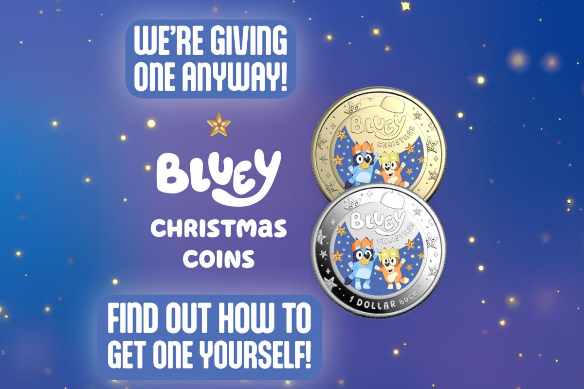 Today’s The Day! The Bluey Australian Summer Christmas Coin Launch image
