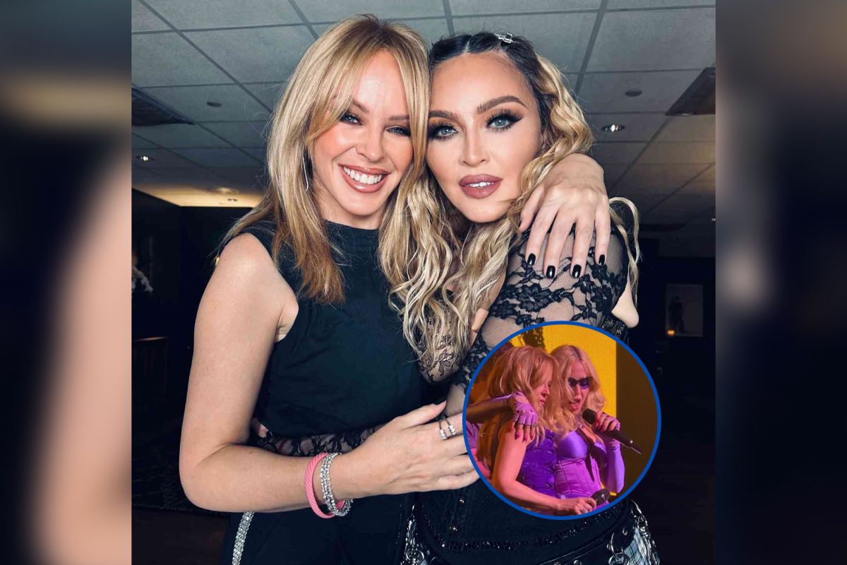 Kylie Minogue Joins Madonna On Stage at Pride Concert image